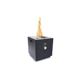 Ukiah Qube 12.5 in. W Steel Outdoor Square Propane Fire Pit