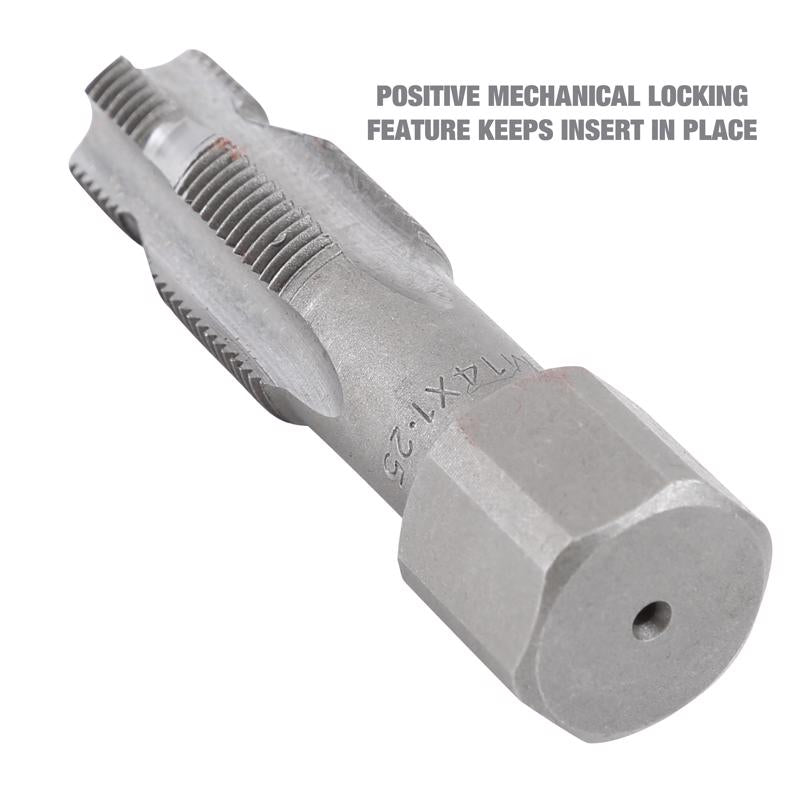OEMTOOLS 9/16 in. Stainless Steel Non Locking Helical Thread Repair Kit M14 - 1.25 mm