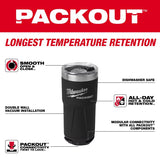 Milwaukee Packout 20 oz Black Double Wall Tumbler