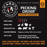 Casa M Spice Co Pecking Order Poultry Seasoning 4.5 oz