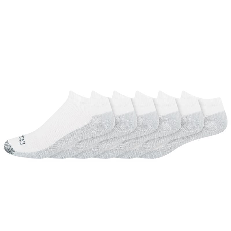 Dickies Men's Dri-Tech No-Show Socks White, Pack of 2