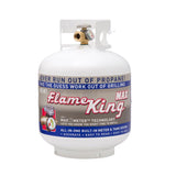 Flame King 20 lb Steel Empty LP Tank with Gauge