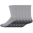 Dickies Dri-Tech Men's 6-12 Crew Socks Gray, Pack of 2