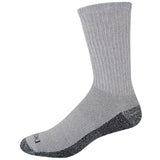 Dickies Dri-Tech Men's 6-12 Crew Socks Gray, Pack of 2