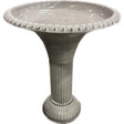Robert Allen Ironstone Gray Metal 23.5 in. Bird Bath, Pack of 2