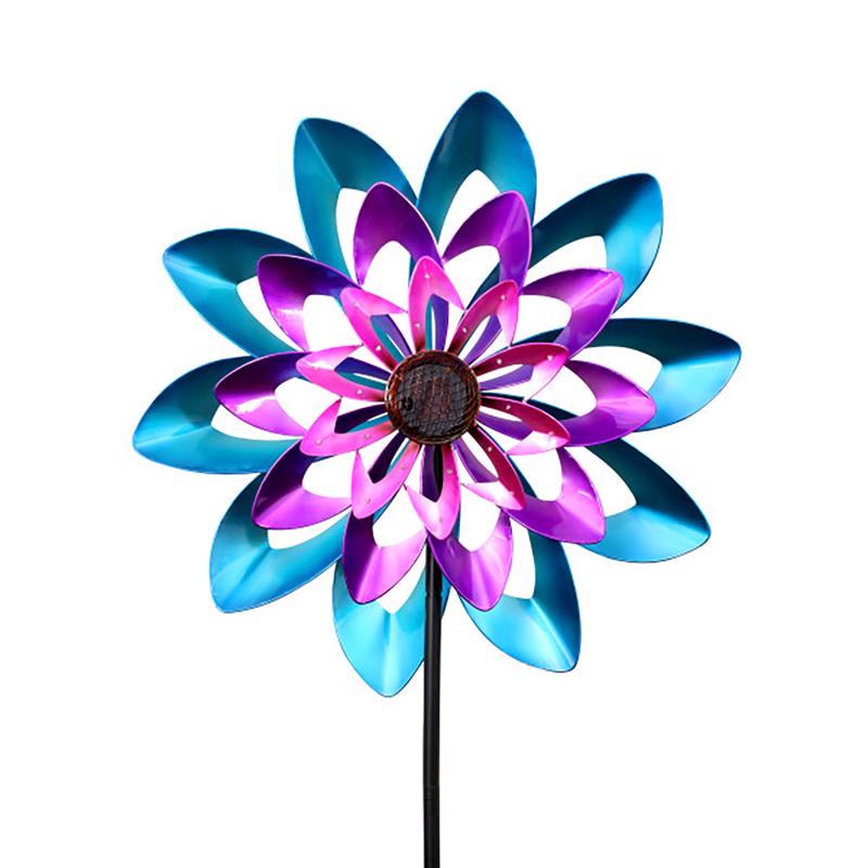 Exhart Pinwheel Garden Stake Spinner - Thumbnail 3