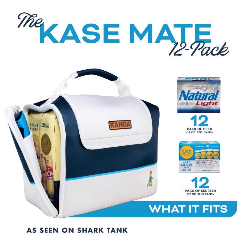 Kanga Kase Mate Black/Gray 12 cans Soft Sided Cooler