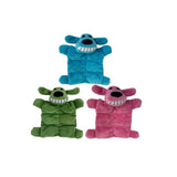 Multipet Assorted Loofa Squeakin Mat Dog Toy 6 in. 1 pk