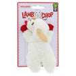 Multipet Lamb Chop White Plush Cat Toy 4 in. 1 pk