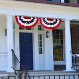 Valley Forge American Pleated Flag 18 in. H X 36 in. L