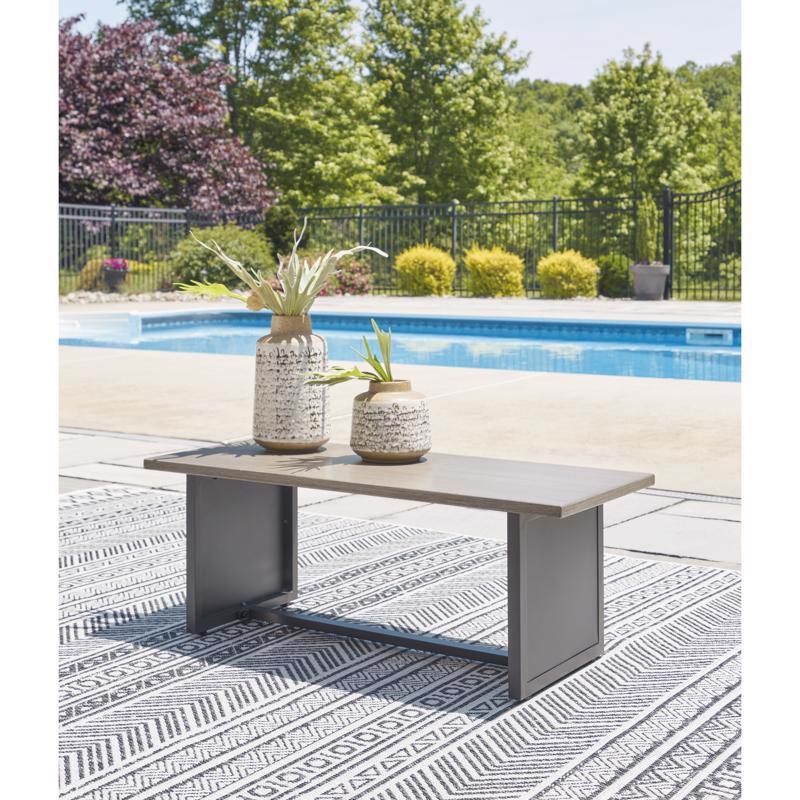 Signature Design by Ashley Contemporary 38 in. W X 16 in. L Rectangular End/Side Table