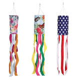 Meadowcreek Multicolored Nylon 38 in. H Flag Wind Spinner, Pack of 18