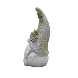 Meadow Creek Polyresin Multi-color 14 in. Mr and Mrs Gnome Garden Statue, Pack of 2