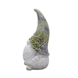 Meadow Creek Polyresin Multi-color 14 in. Mr and Mrs Gnome Garden Statue, Pack of 2