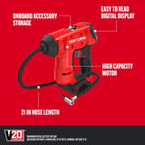 Craftsman V20 150 psi Cordless Inflator