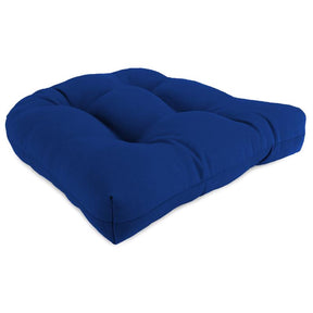 Jordan Manufacturing Blue Polyester Wicker Seat Cushion 4 in. H X 19 in. W X 19 in. L, Pack of 8