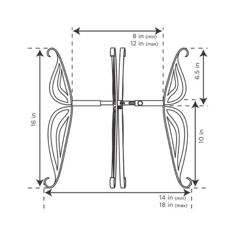 Gardien Black Steel Plant Stand