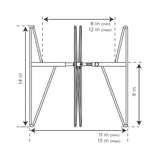 Gardien Black Steel Plant Stand