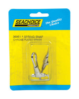 Seachoice Chrome-Plated Brass 2-1/8 in. L X 1 in. W Spring Snaps 2 pk