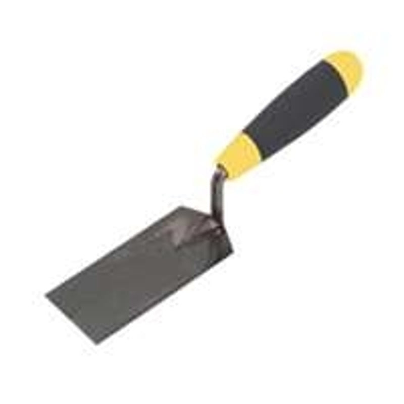 M-D 49120 Margin Trowel, 5 in L Blade, 2 in W Blade, Stainless Steel Blade, Ergonomic Handle, Rubber Handle