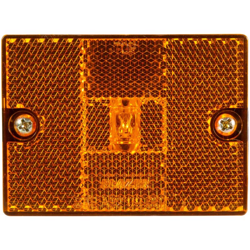Hopkins Amber Square Clearance/Side Marker LED Light, Pack of 2