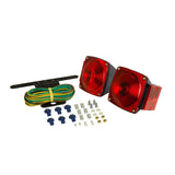 Hopkins Trailer Red Square Stop/Tail/Turn Light Kit