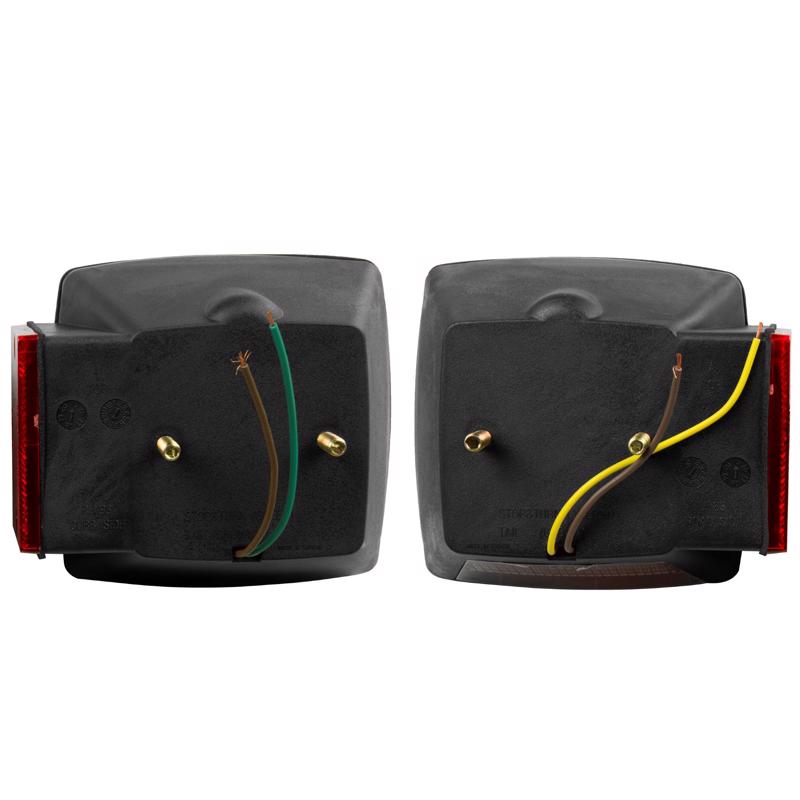 Hopkins Trailer Red Square Stop/Tail/Turn Light Kit