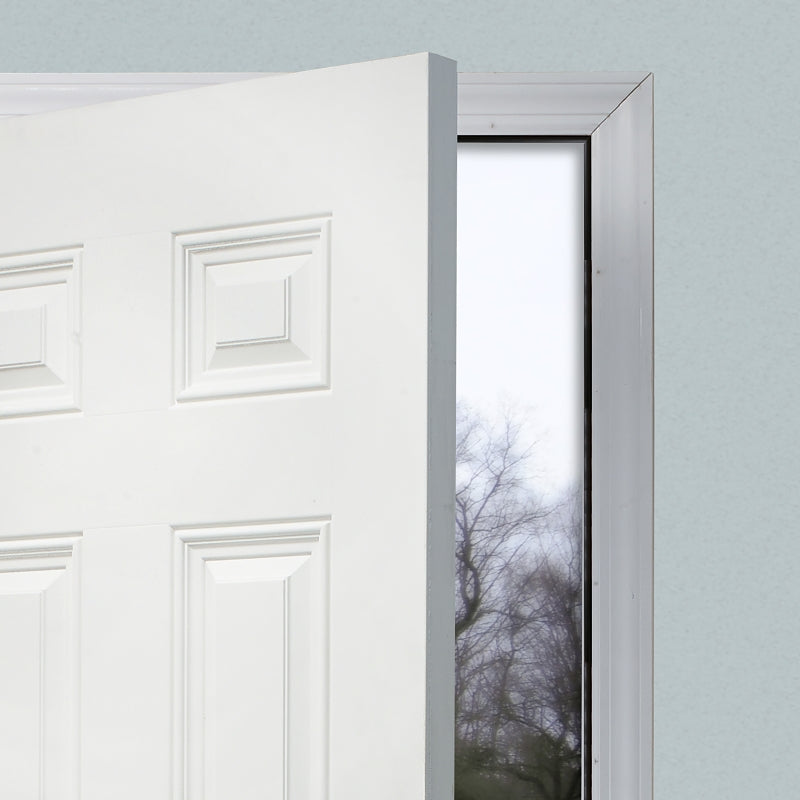 Frost King T81BK Bulb Shape Door Weatherseal, 3/8 in W, 5/8 in Thick, 81 in L, Rubber, Black