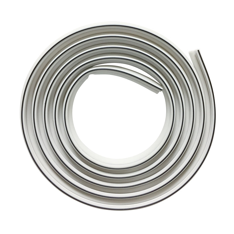 Frost King T81-BW Door Weatherseal Replacement, 3/8 in W, 81 in L, PVC, Black