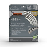 Frost King T81-BW Door Weatherseal Replacement, 3/8 in W, 81 in L, PVC, Black