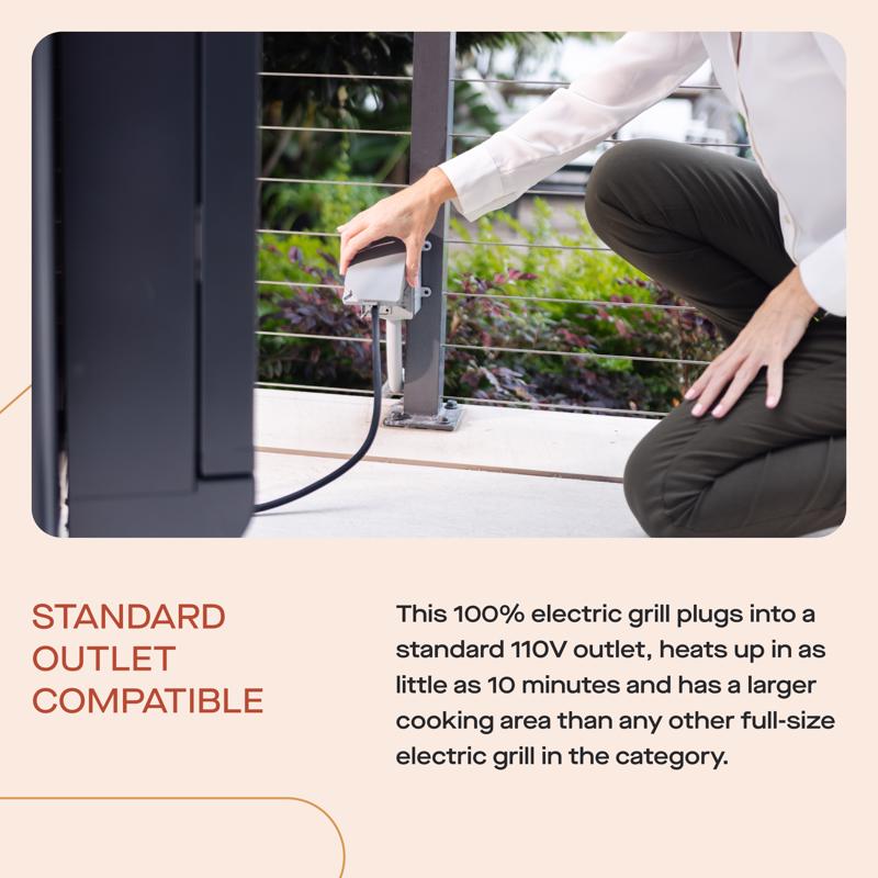 Current Electric Grill Slate