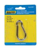 Seachoice Stainless Steel 2-1/2 in. L X 1/4 in. W Safety Spring Hook 1 pk