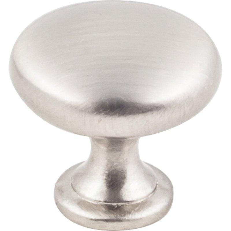 Hardware Resources K778SN-4 Cabinet Knob, Traditional, 1-3/16 in Dia, Satin Nickel, 4/PK