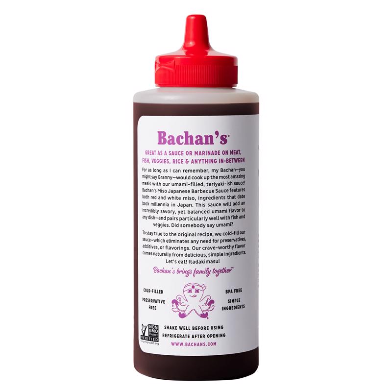 Bachan's Miso BBQ Sauce 17 oz