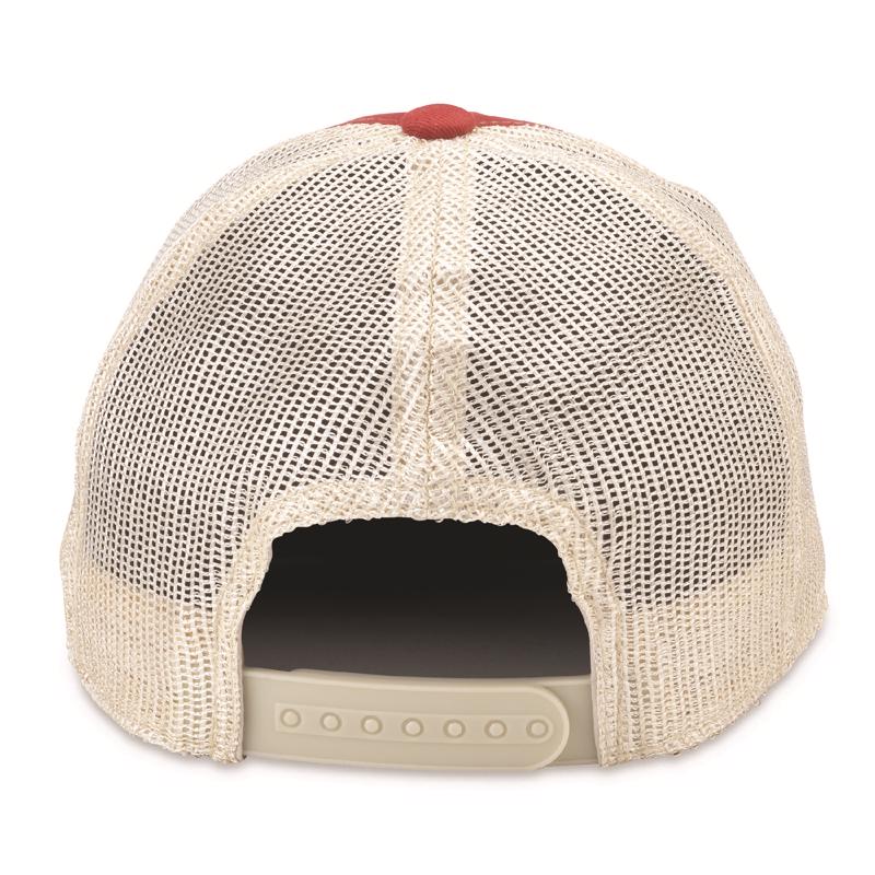 Ace Vintage Threads Headwear Logo Baseball Cap Stone/Red One Size Fits Most