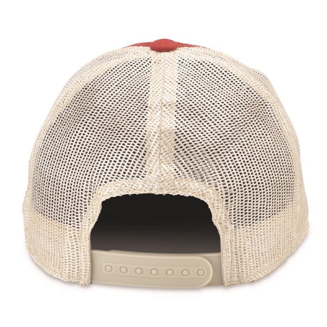 Ace Vintage Threads Headwear Logo Baseball Cap Stone/Red One Size Fits Most