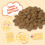 Charlee Bear Grain Free Crunch Chicken/Pumpkin/Apple Grain Free Biscuit For Dogs 8 oz 1 pk