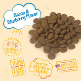 Charlee Bear Grain Free Crunch Bacon Blueberry Grain Free Biscuit For Dogs 8 oz 1 pk