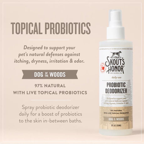 Skout's Honor Sandalwood Vanilla Cat/Dog Deodorizing Spray 8 oz 1 pk