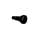 Flow-Rite MA011QLB Qwik-Lok Thru-Hull Fitting, 3/4", Black, Straight Flanged