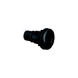 Flow-Rite MA043QLB Qwik-Lok Thru-Hull Fitting, 1-1/8", Black, Straight Threaded (internal), Flanged