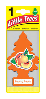 Little Trees Peachy Peach Scent Car Air Freshener Solid 1 pk, Pack of 24