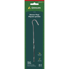 Coghlan's Silver Skewer Pegs 8.625 in. H X 2.875 in. W X 7 in. L 6 pk