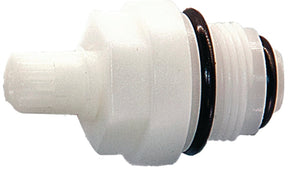 Danco 17433B Faucet Stem, Plastic, 1-47/64 in L, For: Midcore Two Handle Mobile Home Kitchen Faucets