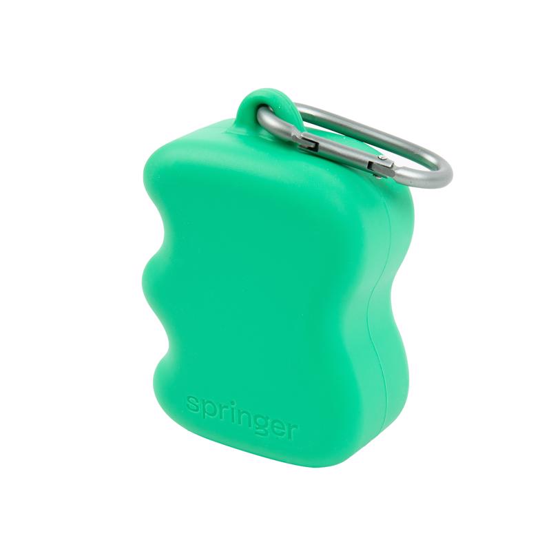 Springer For Dog Green Rubber Treat Pouch 1 pk