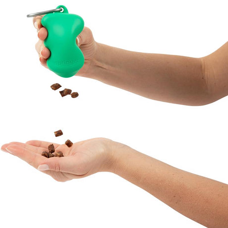 Springer For Dog Green Rubber Treat Pouch 1 pk