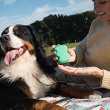 Springer For Dog Green Rubber Treat Pouch 1 pk
