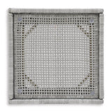 Signature Design by Ashley Seton Creek Gray Square Glass Casual End Table