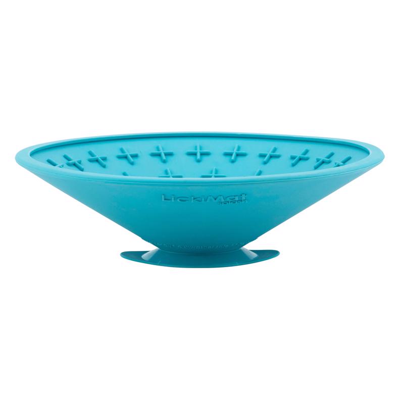 LickiMat Splash Blue Rubber Slow Feeder For Dogs