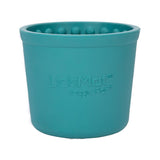 LickiMat Yoggie Pot Turquoise Rubber Slow Feeder For Dogs